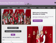 Tablet Screenshot of abcpageant.com